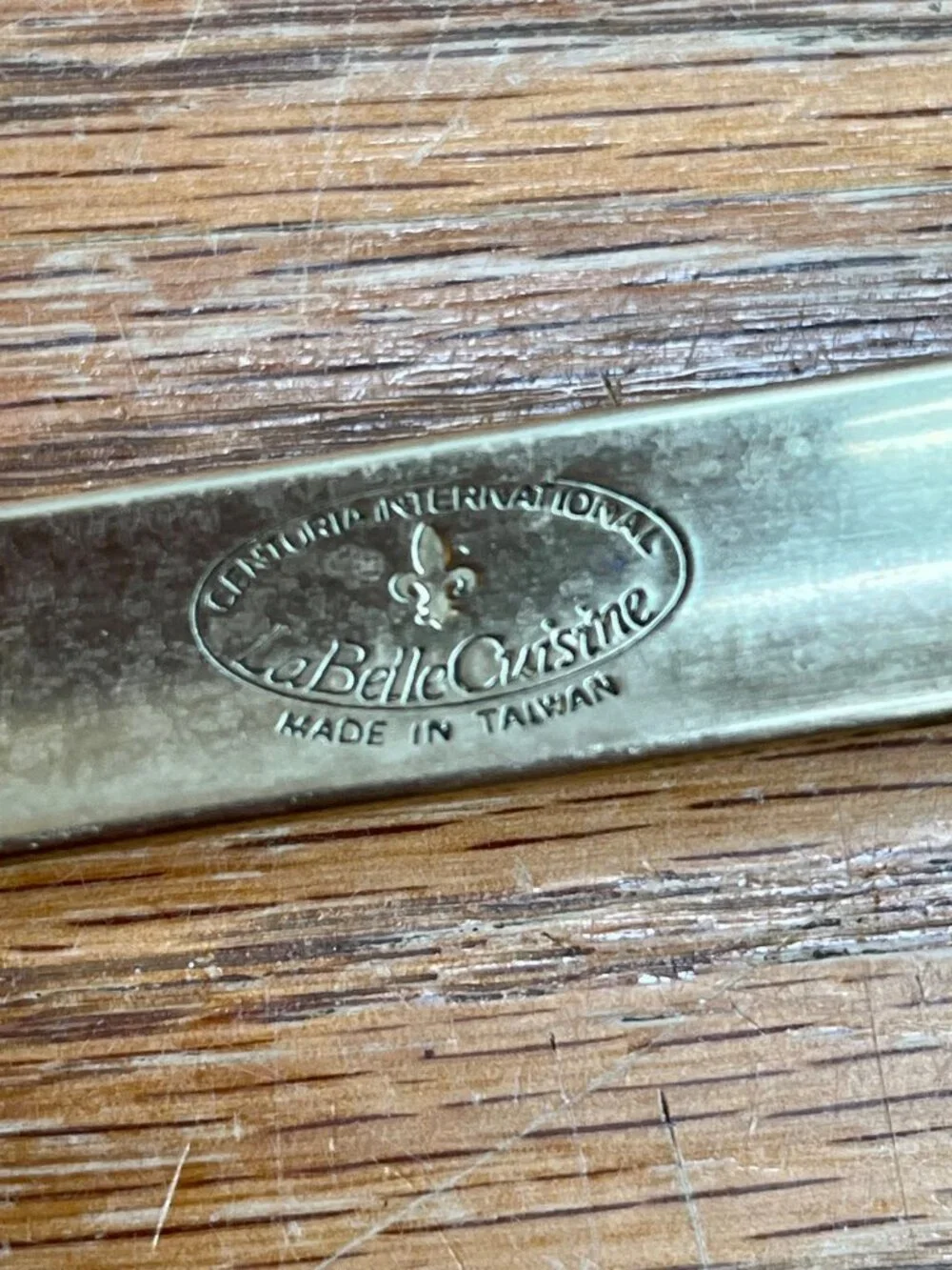 Vintage Copper & Brass Kitchen Utensils - Set Of 4 - Skimmer ,Spatula ,Small Lad
